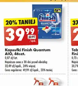 Biedronka Kapsułki Finish Quantum All in 1 oferta