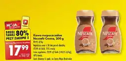 Biedronka Kawa Nescafe Crema oferta