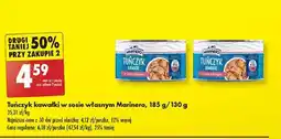 Biedronka Tuńczyk kawałki w sosie własnym Marinero oferta