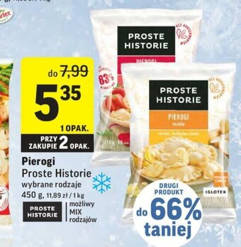 Intermarche Pierogi Proste Historie 450g oferta