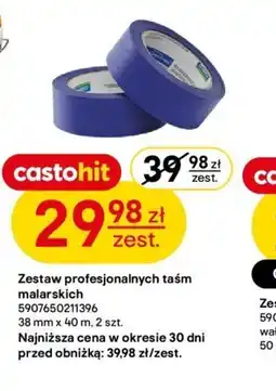 Castorama Zestaw profesjonalnych taśm malarskich oferta