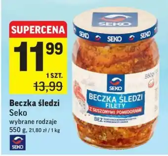 Intermarche Beczka śledzi Seko 550g oferta