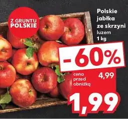 Polskie jabłka ze skrzyni luzem