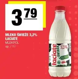 Spar Łaciate Mleko świeże 3,2 % 1 l oferta