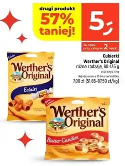 Dealz Werther's Original Cukierki śmietankowe 90 g oferta
