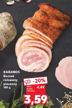 Kaufland KABANOS Boczek rolowany pieczony oferta