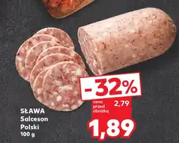 Kaufland SŁAWA Salceson Polski oferta