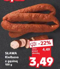 Kaufland SŁAWA Kiełbasa z gęsiną oferta