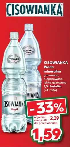 Kaufland CISOWIANKA Woda mineralna oferta