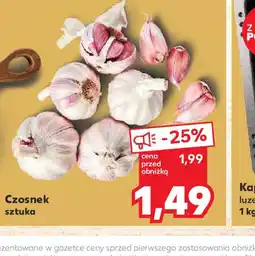 Kaufland Czosnek oferta