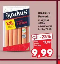 Kaufland Krakus Parówki z szynki XXL oferta