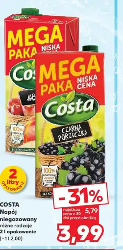 Kaufland Napój Costa oferta