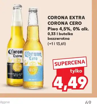 Kaufland Piwo Corona Extra Corona Cero oferta
