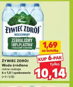 Kaufland Zywiec Zdrój Woda źródlana oferta