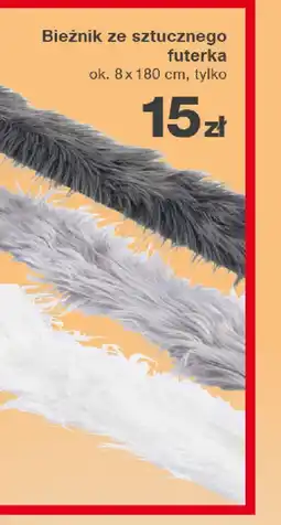 KiK Bieżnik ze sztucznego futerka oferta