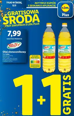 Lidl Olej słonecznikowy oferta