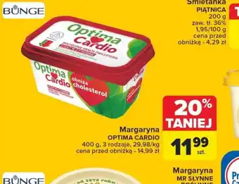 Carrefour Margaryna Optima Cardio oferta