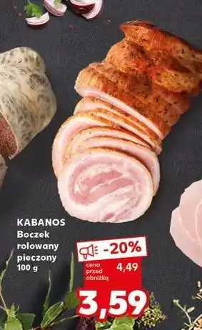 Kaufland Boczek rolowany pieczony Kabanos oferta