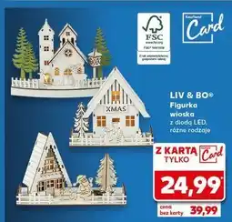 Kaufland Świąteczna wioska led Liv & Bo oferta