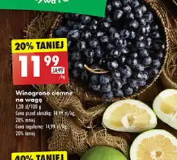 Biedronka Winogrono ciemne oferta