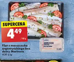 Biedronka Filet z morszczuka argentyńskiego bez skóry Marinero oferta