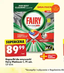 Biedronka Kapsułki do zmywarki Fairy Platinum oferta