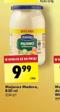 Biedronka Majonez Madero oferta