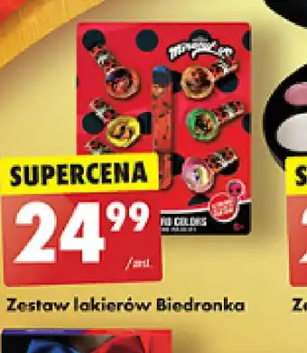 Biedronka Zestaw lakierów Biedronka oferta