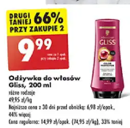 Biedronka Odżywka do włosów Gliss oferta