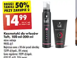 Biedronka Kosmetyki do włosów taft oferta
