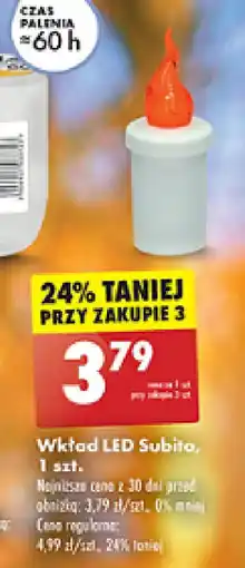 Biedronka Wkład LED Subito oferta