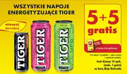 Biedronka Wszystkie napoje energetyzujące Tiger oferta