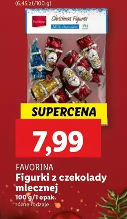 Lidl Figurki świąteczne czekoladowe Favorina oferta