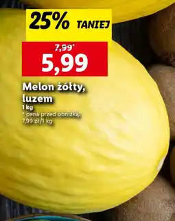 Lidl Melon żółty, luzem oferta