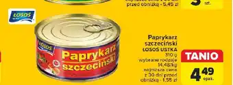 Carrefour Paprykarz szczeciński Łosoś ustka oferta