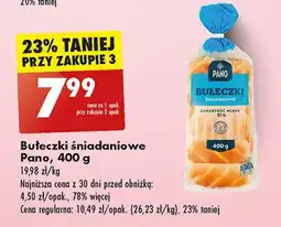 Biedronka Bułeczki śniadaniowe Pano oferta