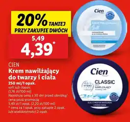 Lidl Krem nawilżający do twarzy Cien oferta