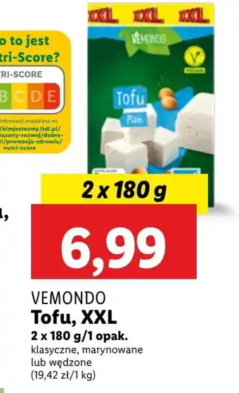 Lidl Tofu Vemondo oferta