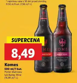 Lidl Piwo Komes Barley Wine oferta