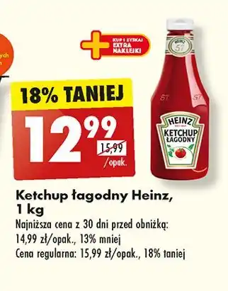 Biedronka Ketchup łagodny Heinz oferta