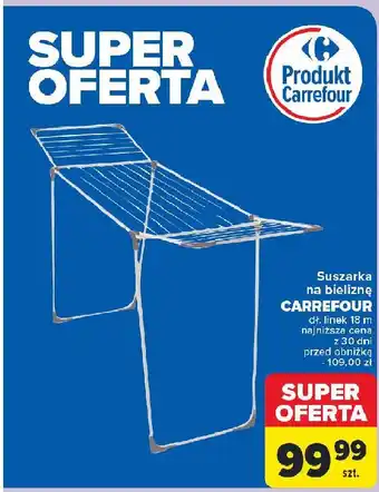 Carrefour Suszarka balkonowa Carrefour oferta