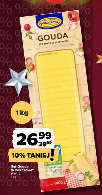 Netto Ser gouda w plastrach Włoszczowa oferta