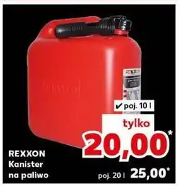 Kaufland Kanister 20 l Rexxon oferta