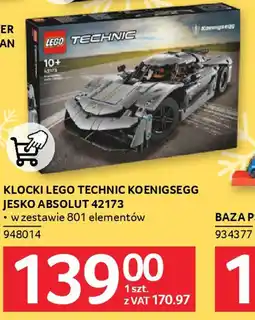 Selgros Klocki lego technic koenigsegg jesko absolut oferta