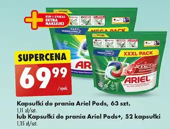 Biedronka Kapsułki do prania +extra clean Ariel All In 1 oferta