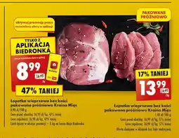 Biedronka Łopatka wieprzowa bez kości Kraina Mięs oferta