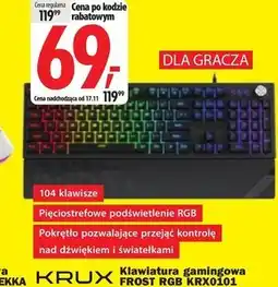 Media Expert Klawiatura gamingowa KRUX oferta