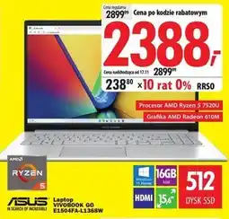 Media Expert Laptop ASUS oferta