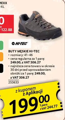 Selgros Buty męskie hi-tec oferta