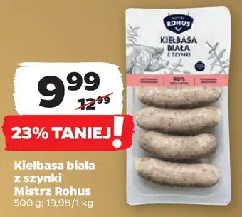 Netto Kiełbasa biała z szynki Mistrz Rohus oferta